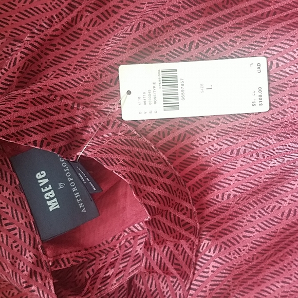Anthro Maeve High Neck Tank NWT - Picture 7 of 9